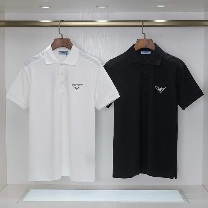 Picture of Prada Polo Shirts Short _SKUPradaM-3XLjptr602225700